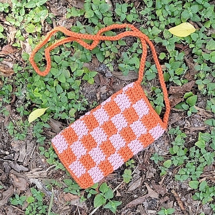 Checkered Essentials Crossbody