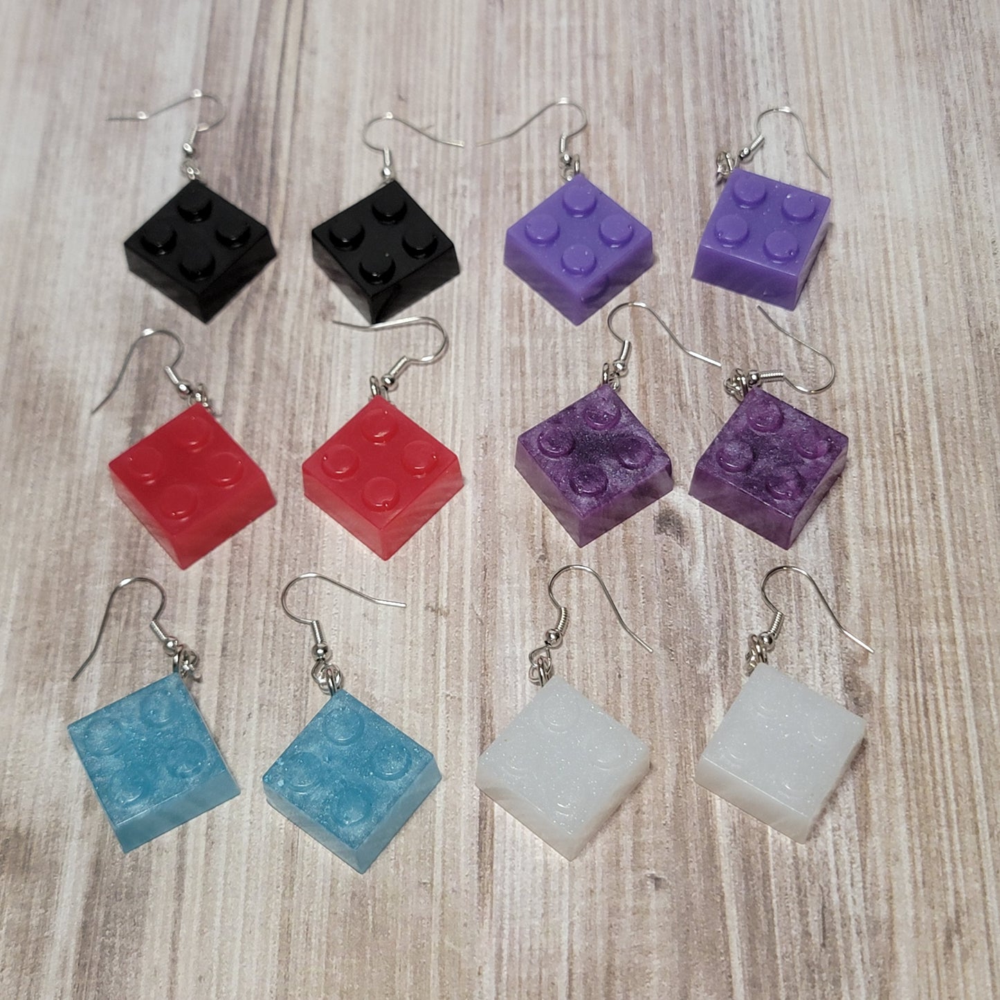 Brick Earrings