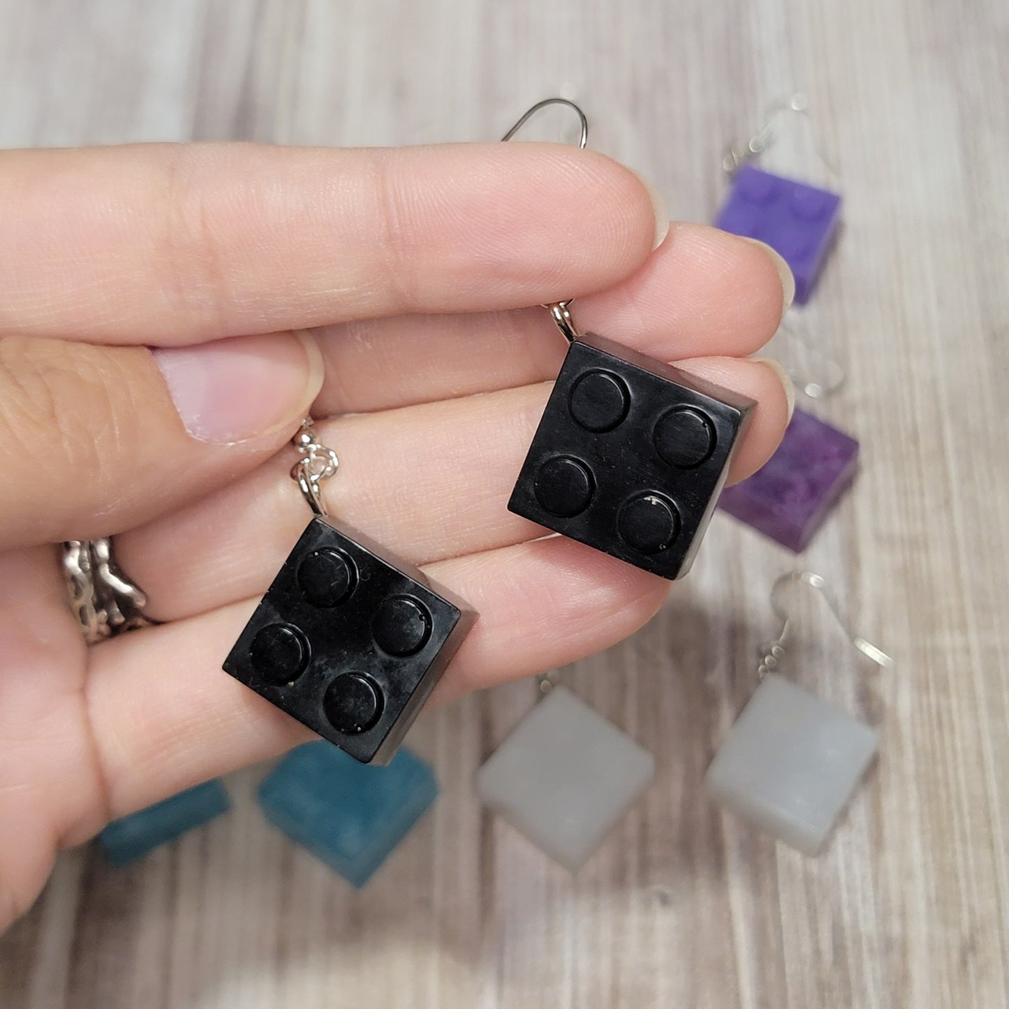 Brick Earrings