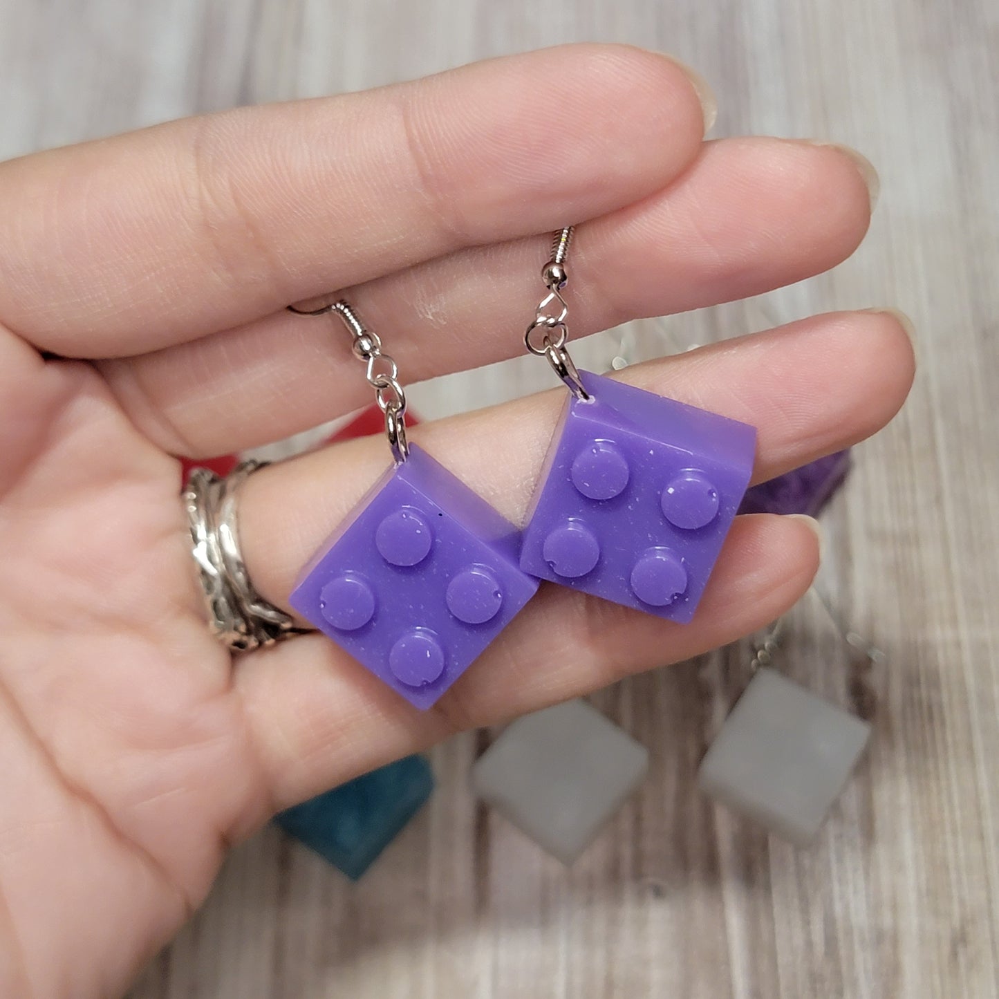 Brick Earrings