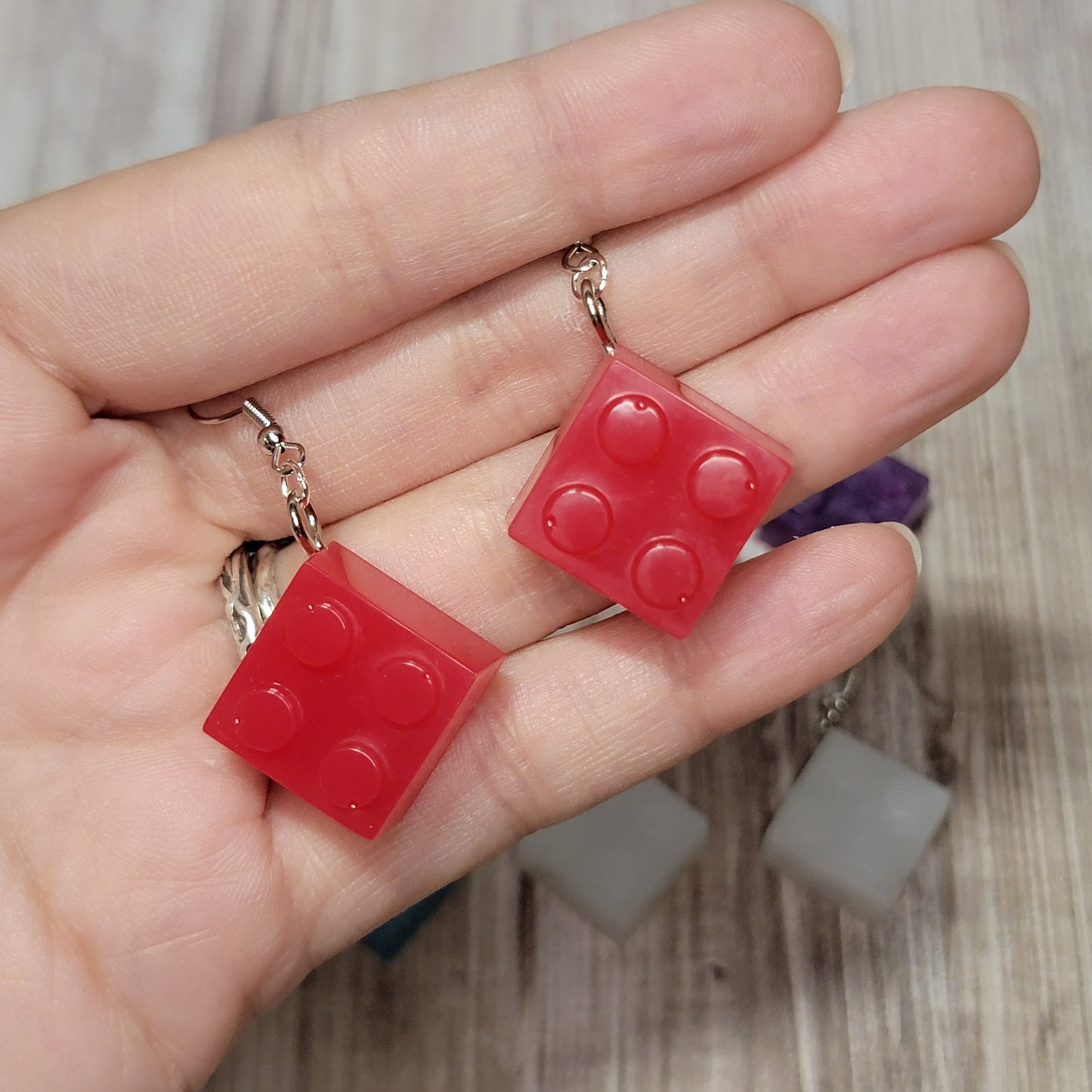 Brick Earrings