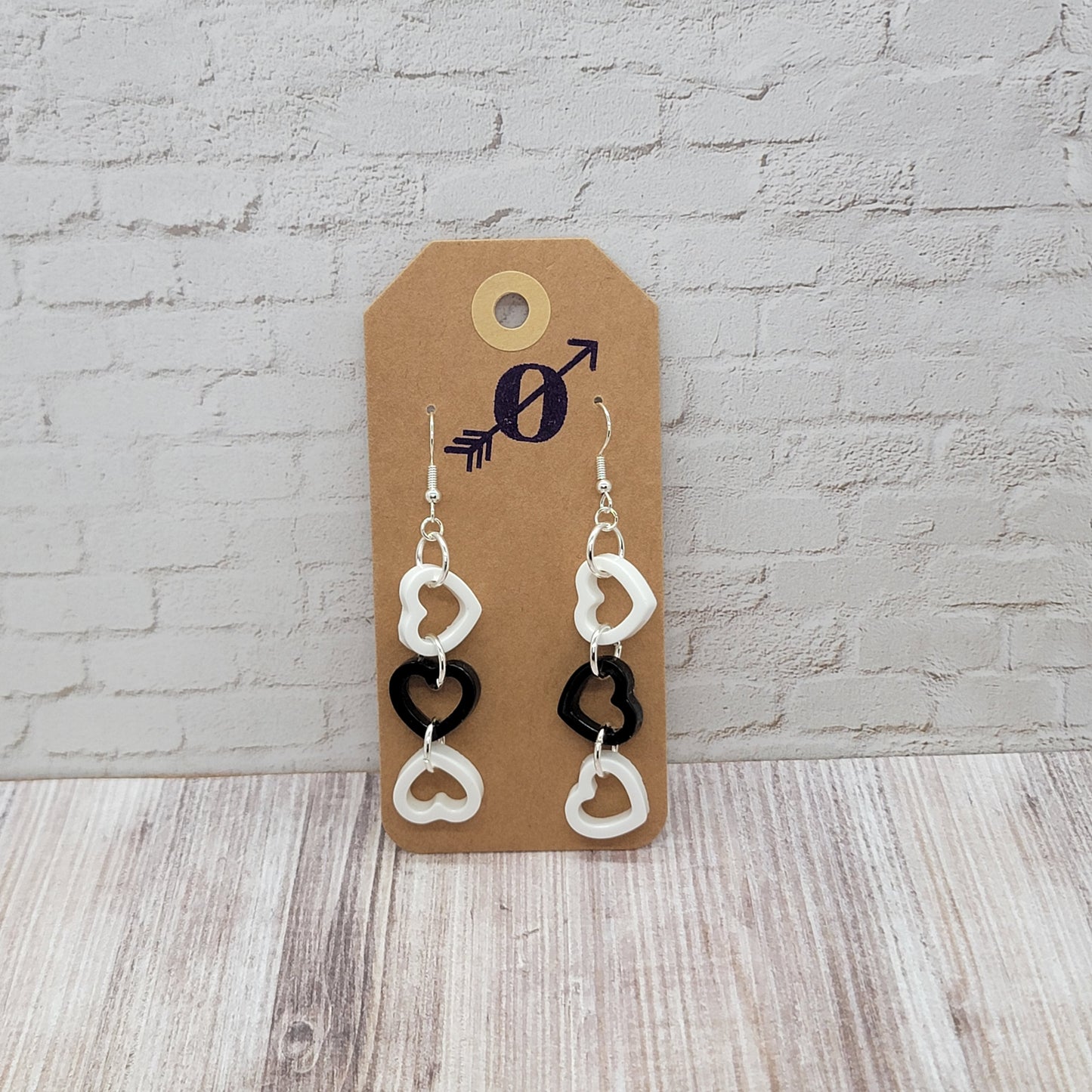 Heart Chain Earrings