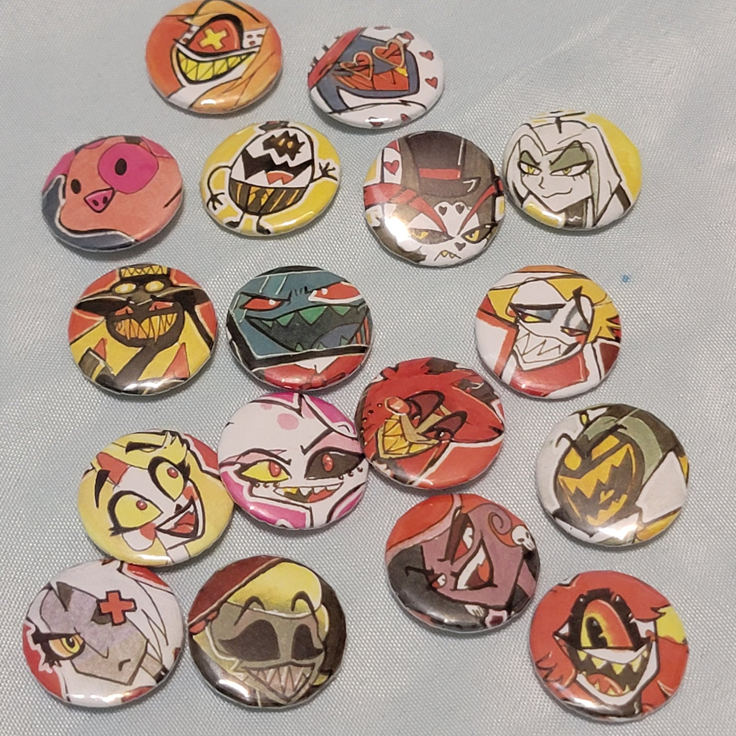 Hazbin Hotel Buttons
