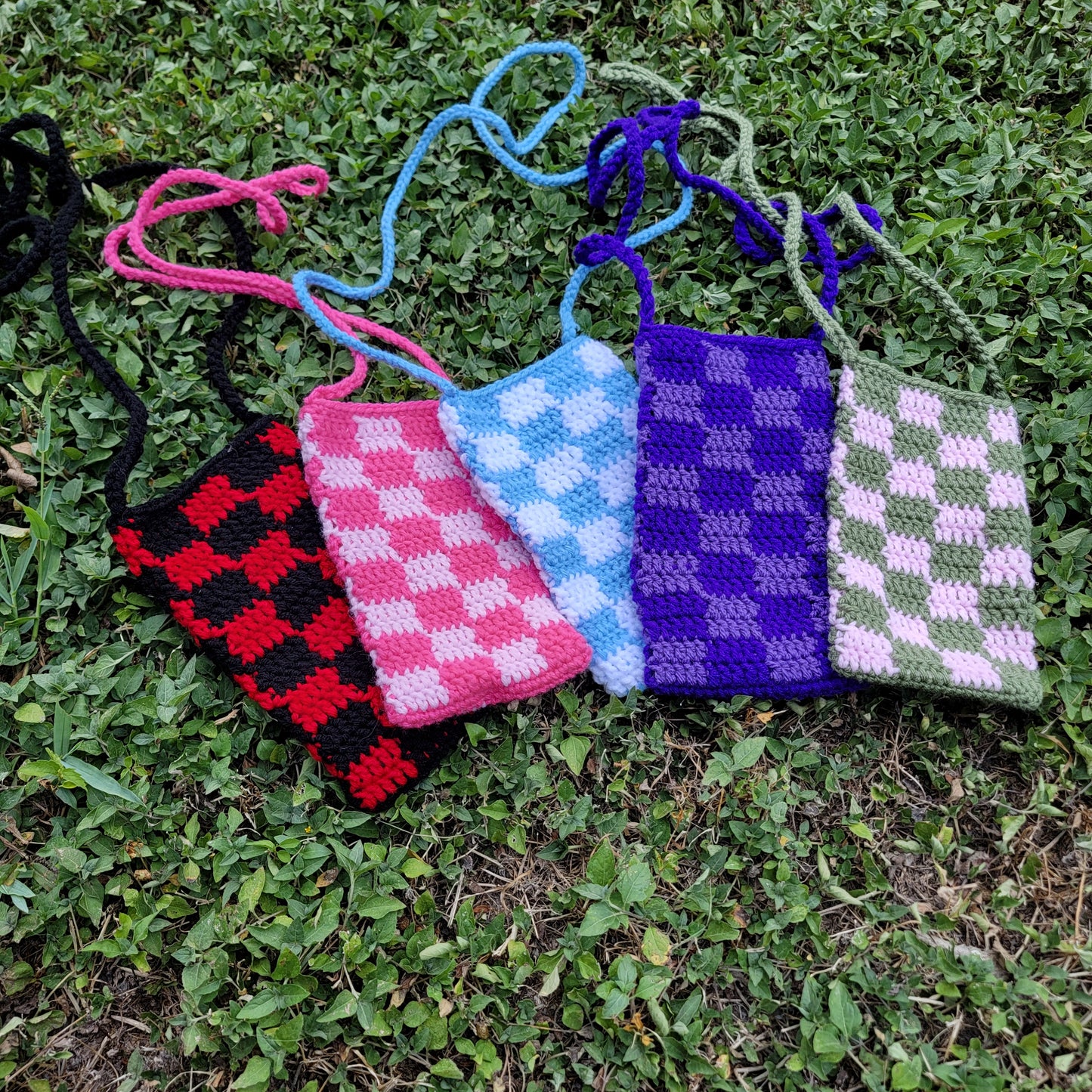Checkered Essentials Crossbody