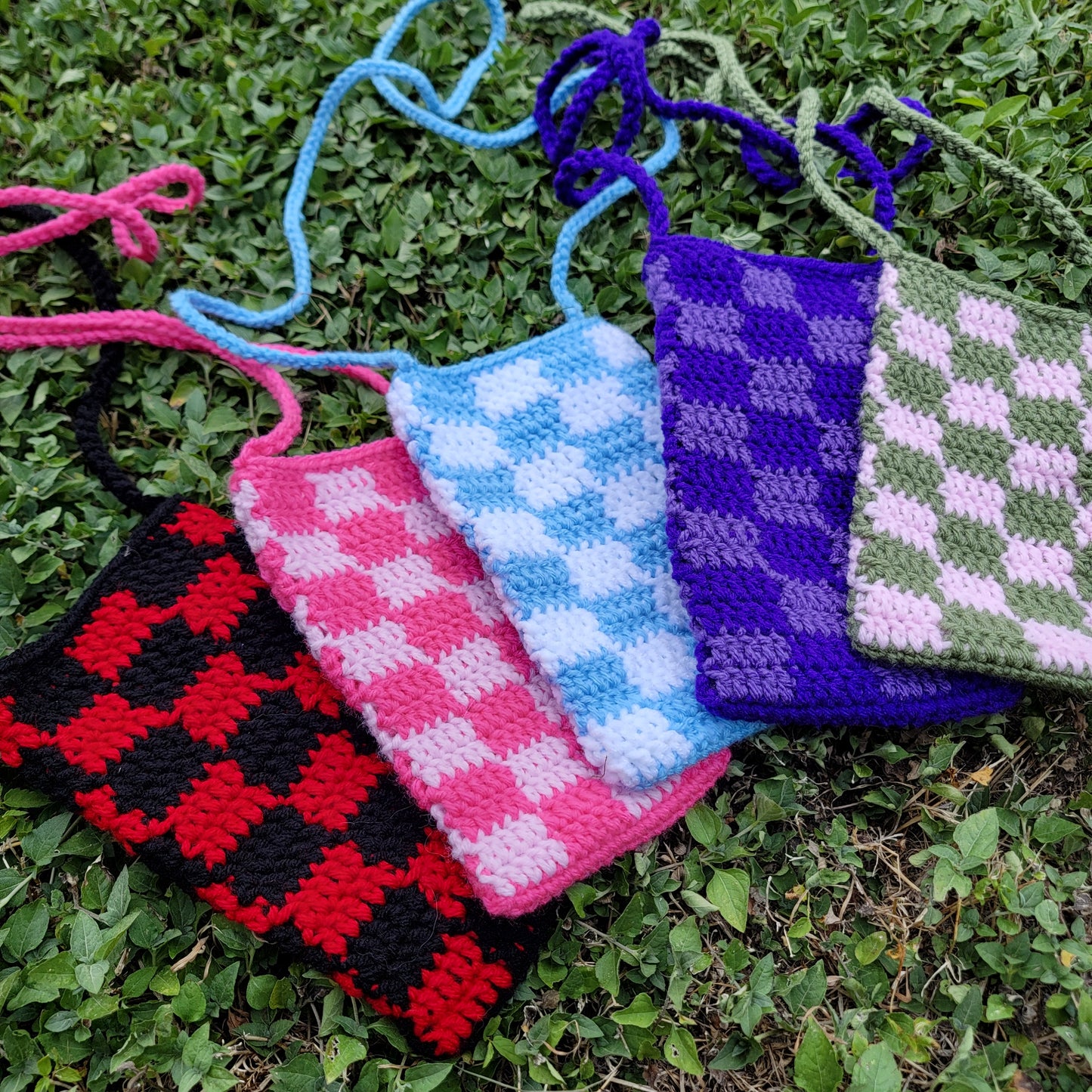 Checkered Essentials Crossbody