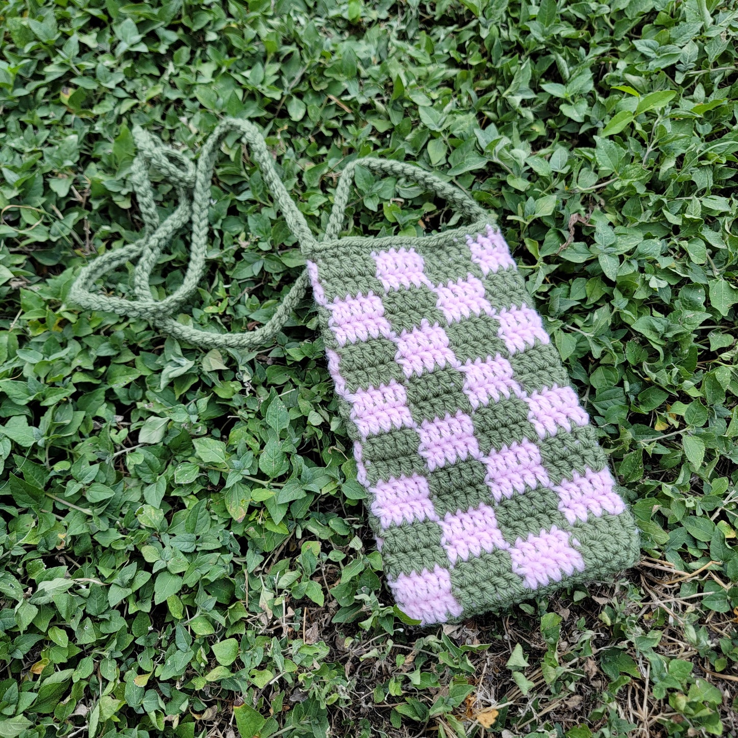 Checkered Essentials Crossbody