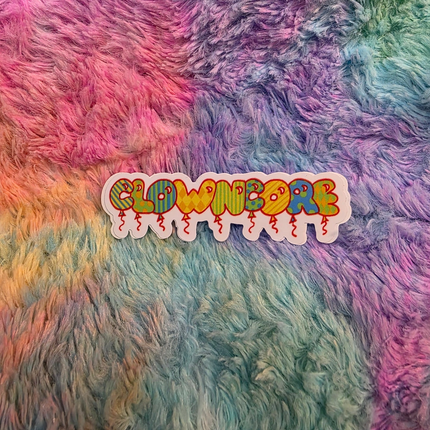 Clowncore Sticker