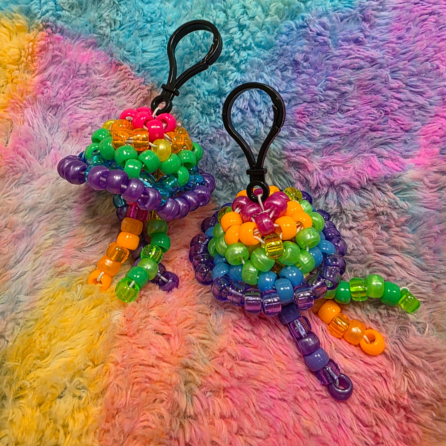 Kandi Jellyfish Keychains