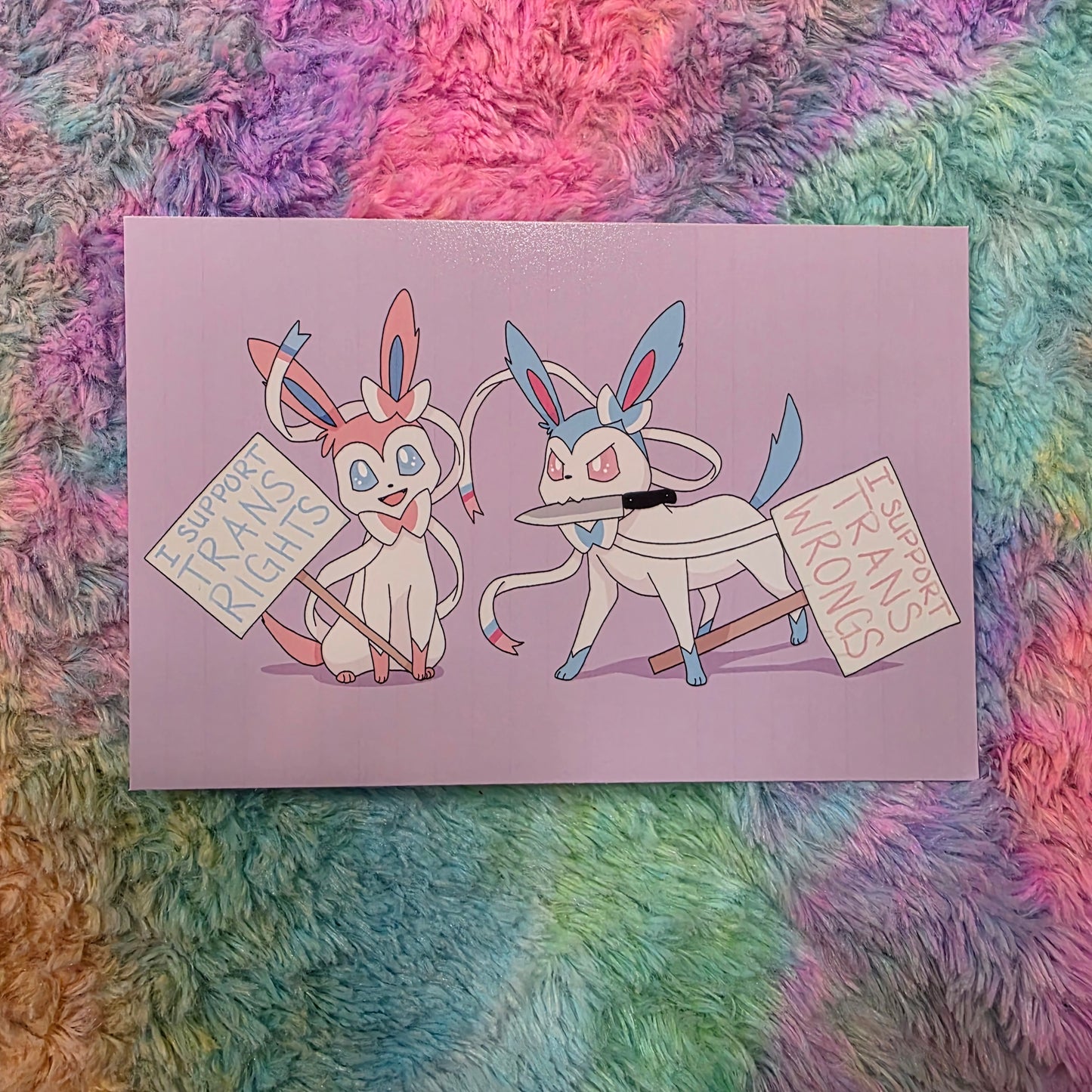 Trans Sylveon Art Print