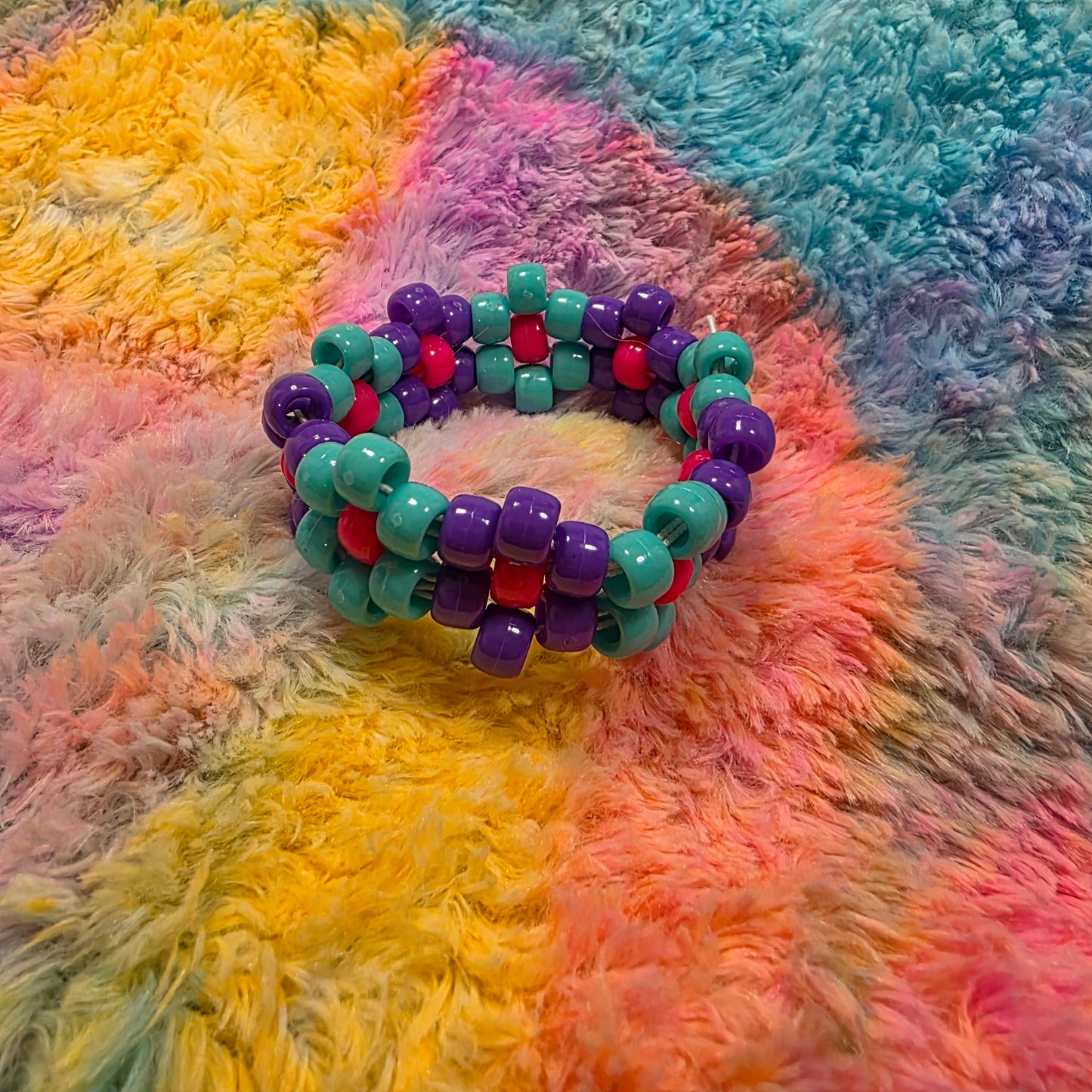Flower Kandi Cuffs