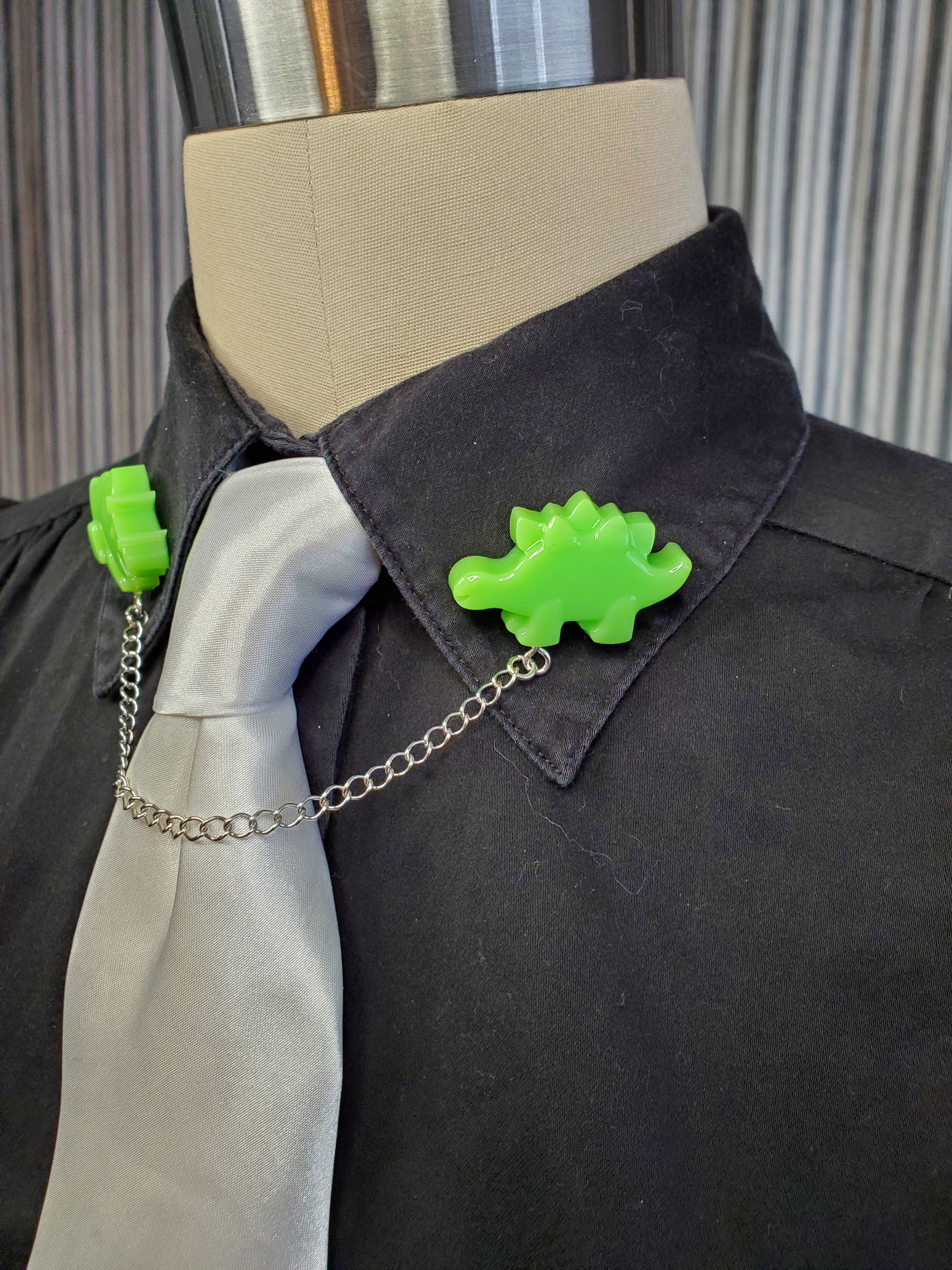 Dino Collar Pin