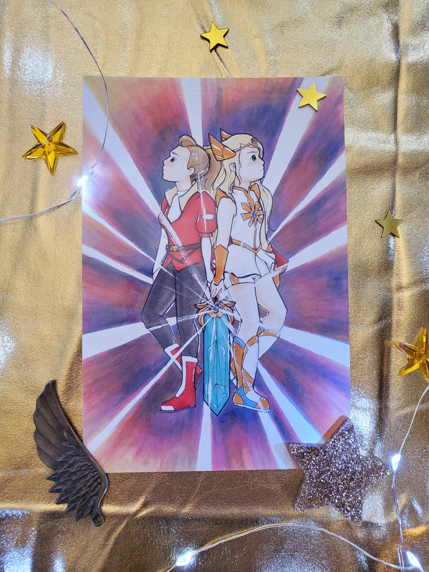 Adora and She-Ra Art Prints