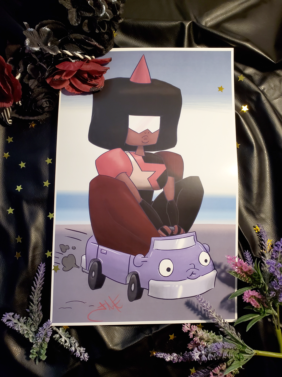 Garnet and Car-methyst Art Prints