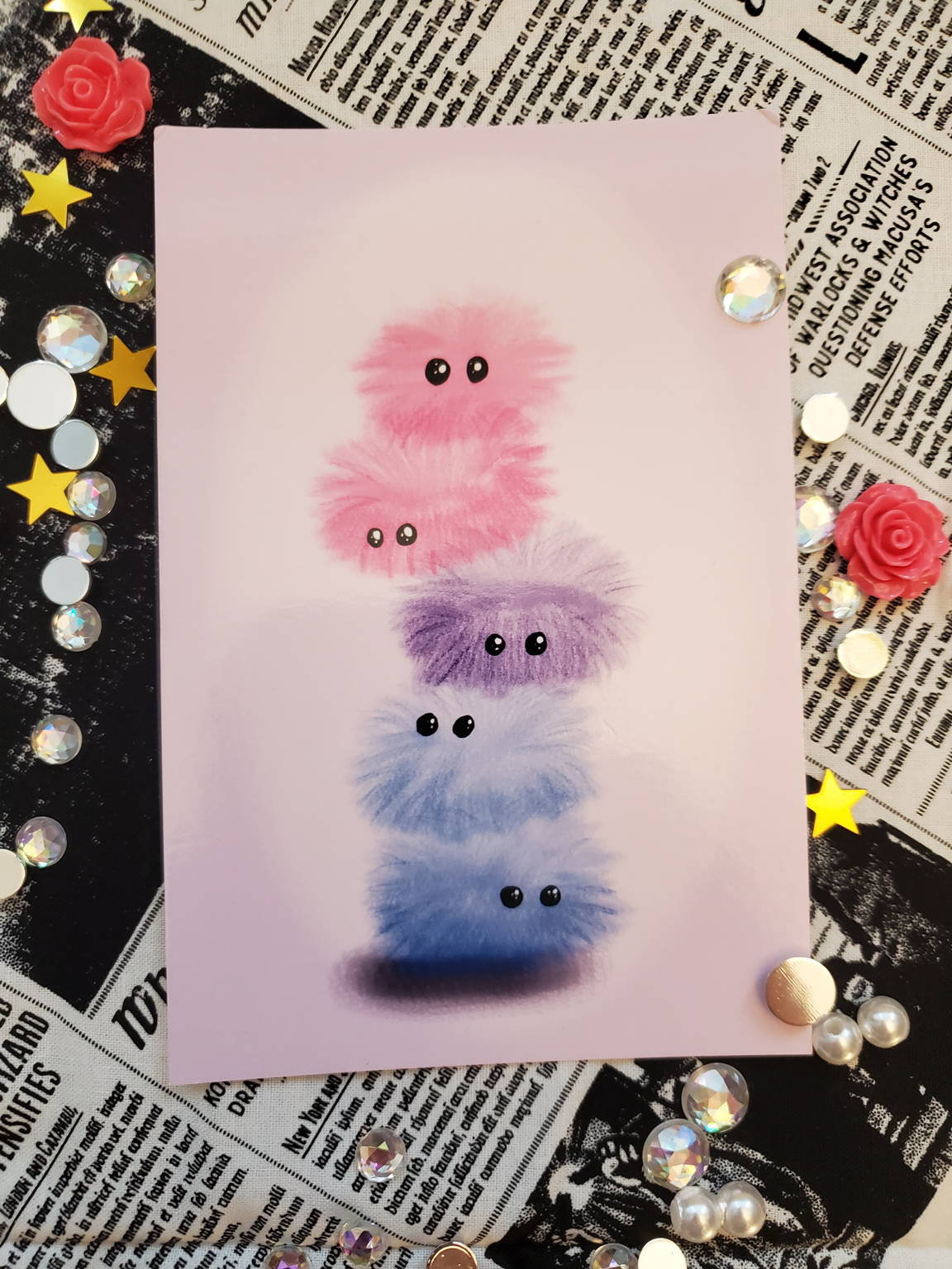 Pygmy Puff Pride Art Prints