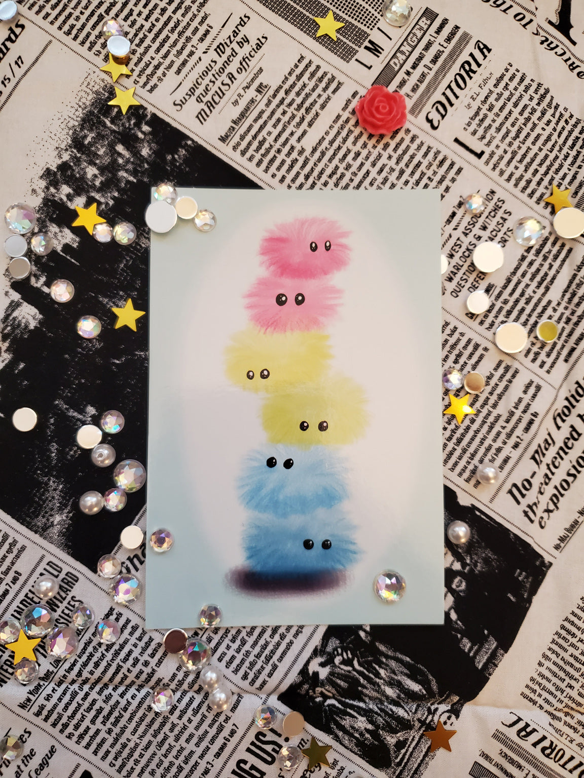 Pygmy Puff Pride Art Prints