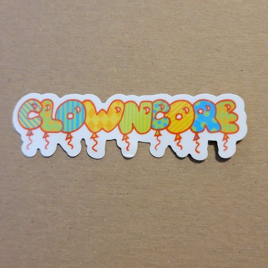 Clowncore Sticker
