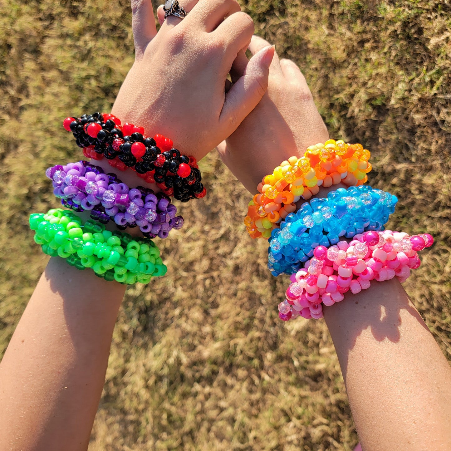 Mandala Kandi Cuffs