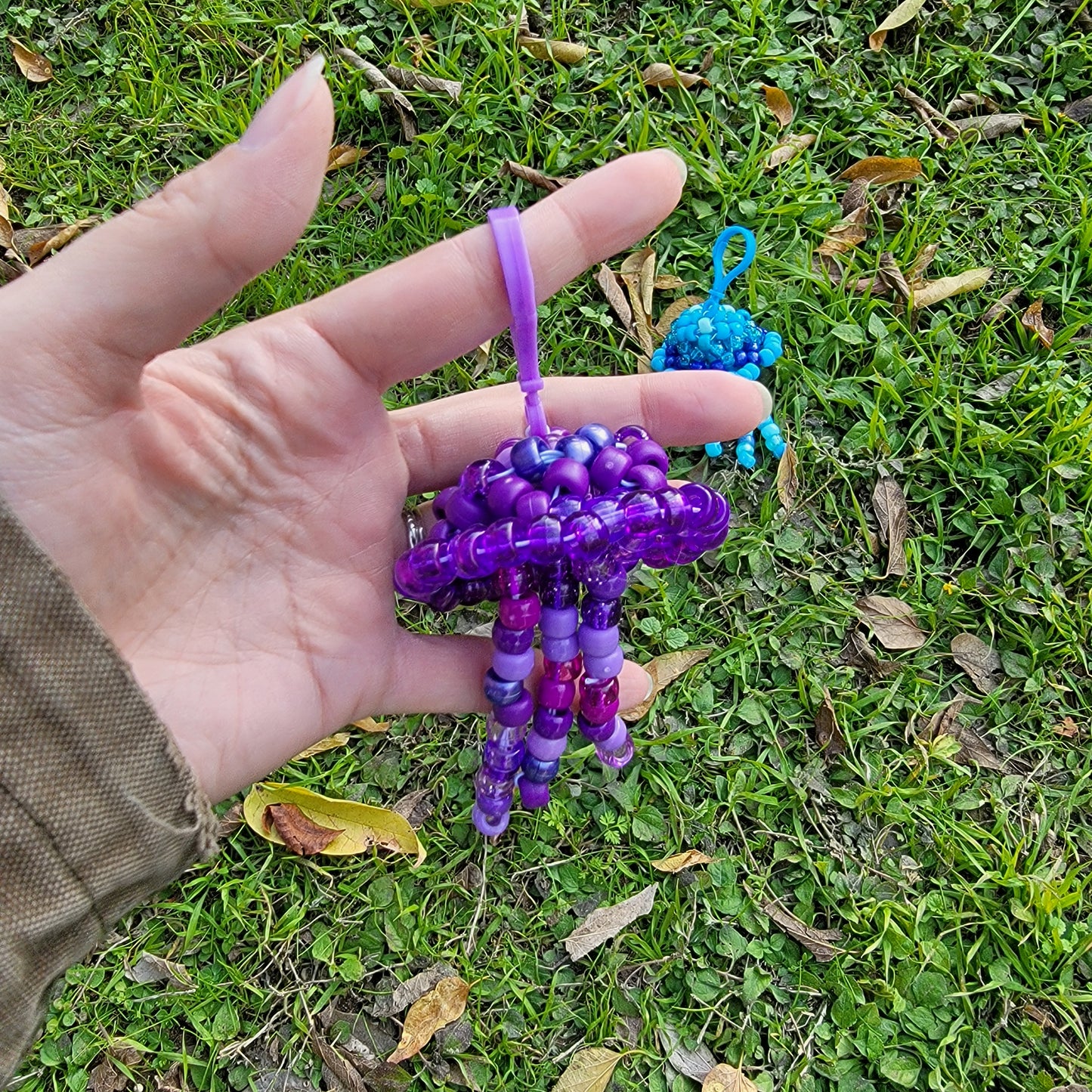 Kandi Jellyfish Keychains