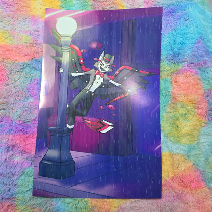 Husk Singin' In The Rain Art Print