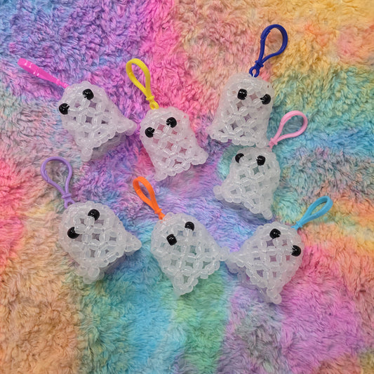 Color Changing Kandi Ghost Keychains