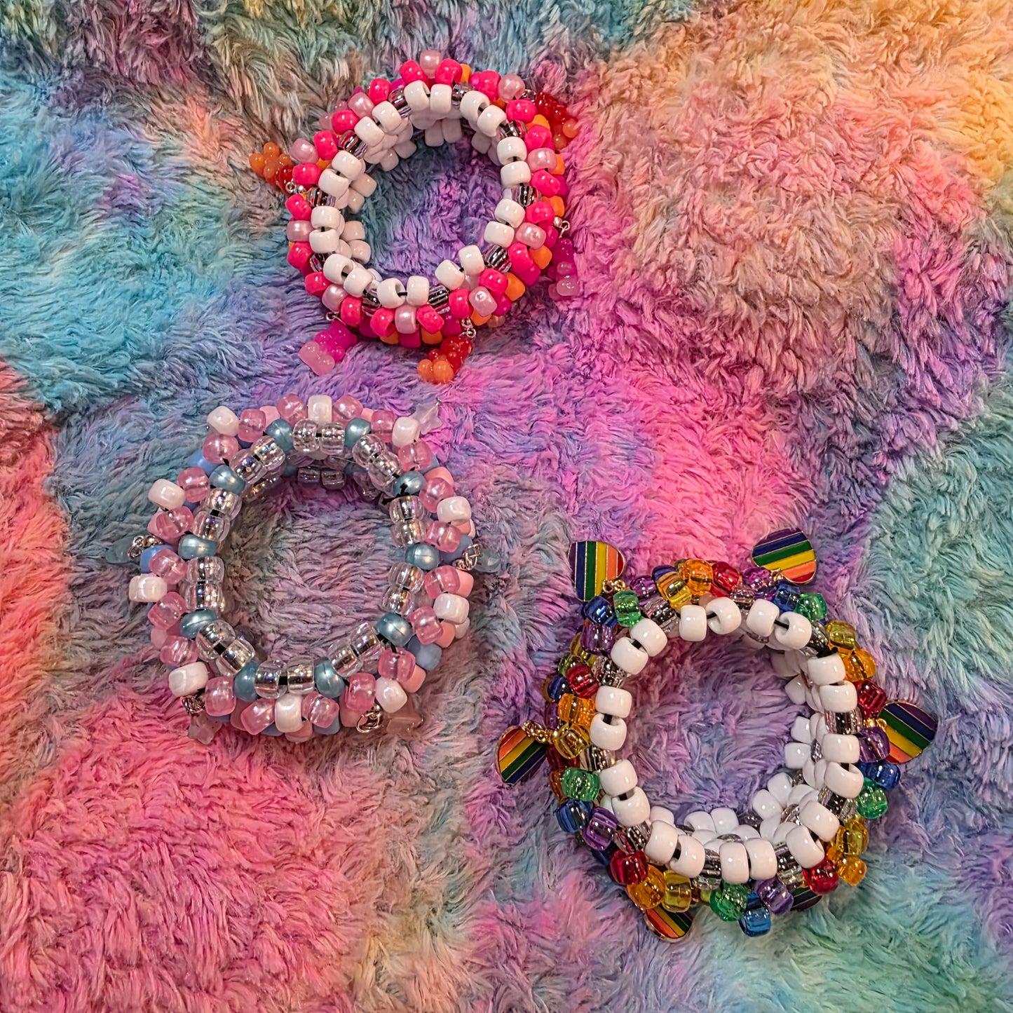 Pride Kandi Cuffs