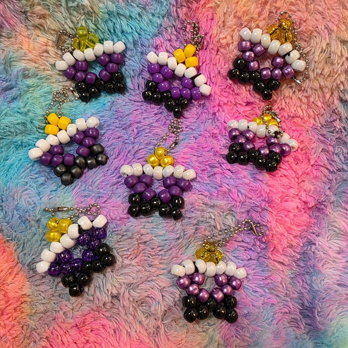 Pride Kandi Star Charms