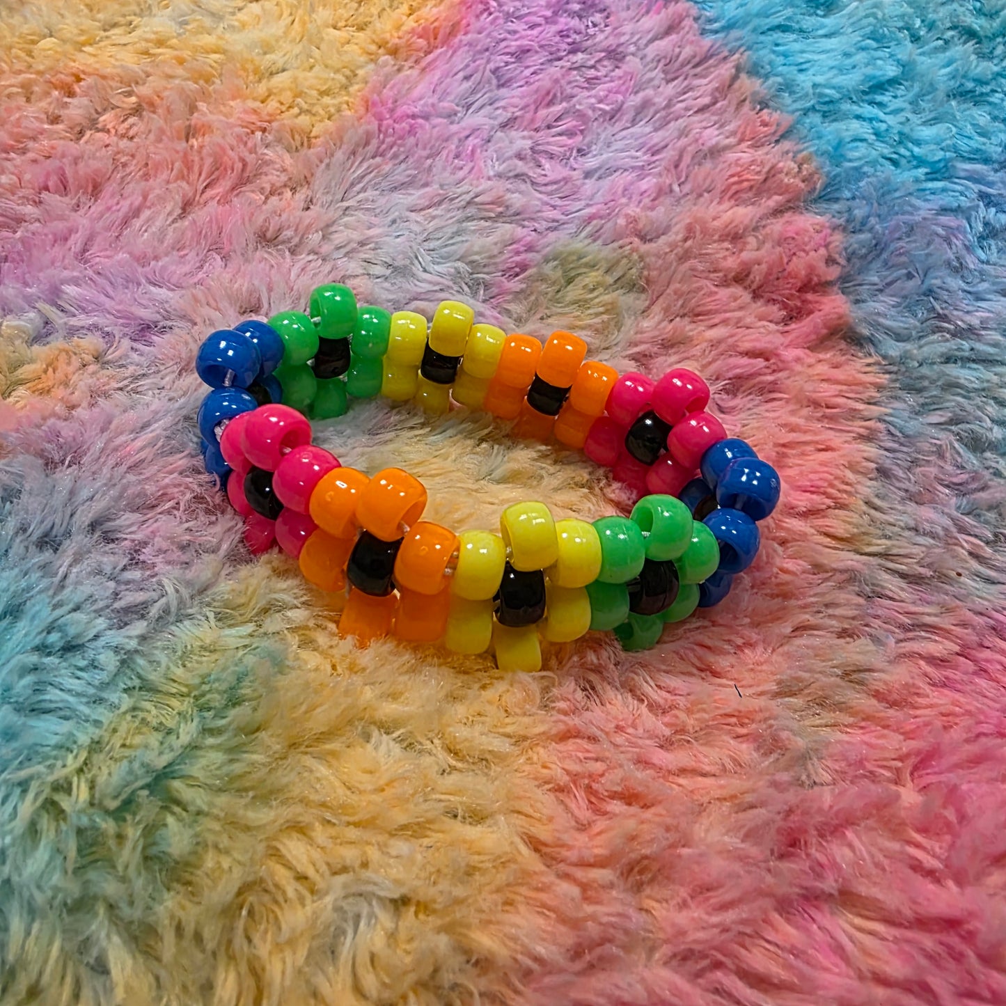 Flower Kandi Cuffs