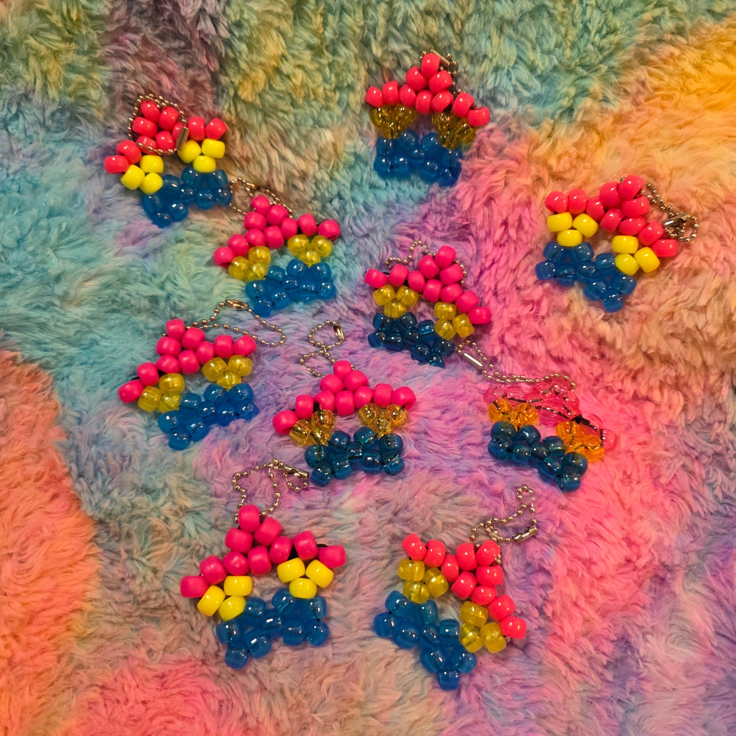 Pride Kandi Star Charms