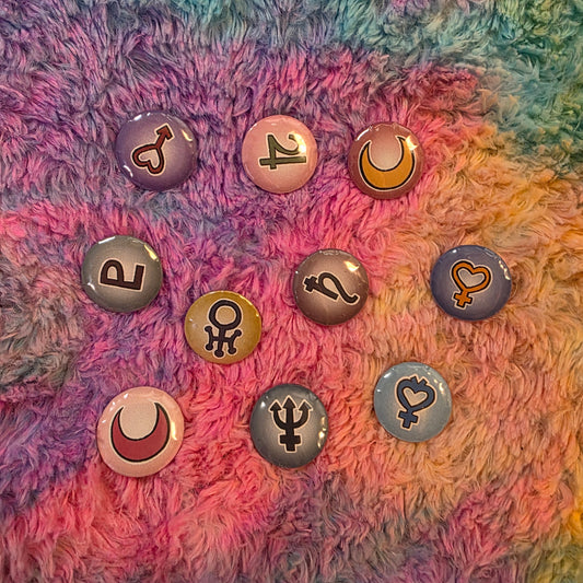 Sailor Scout Buttons