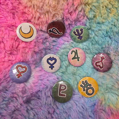 Sailor Scout Buttons