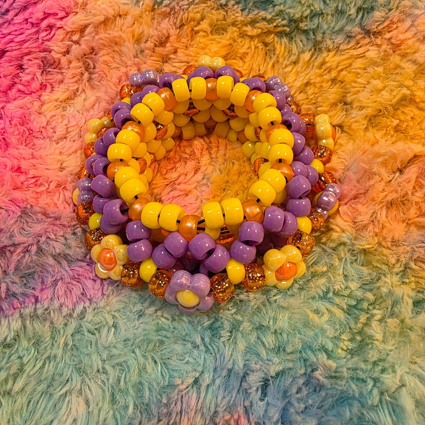 Mandala Kandi Cuffs
