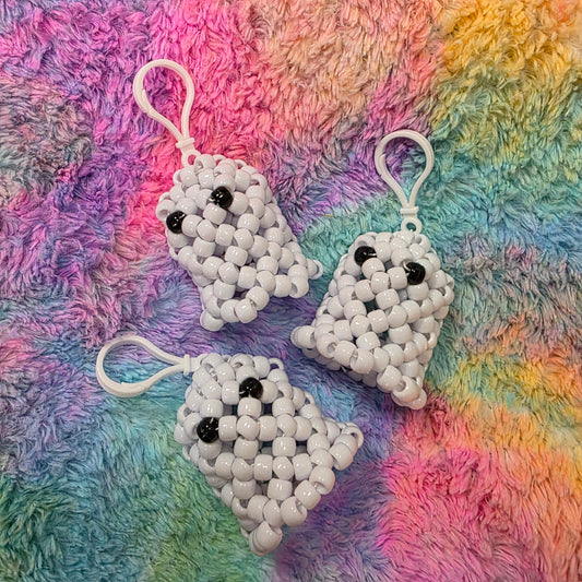 Kandi Ghost Keychains