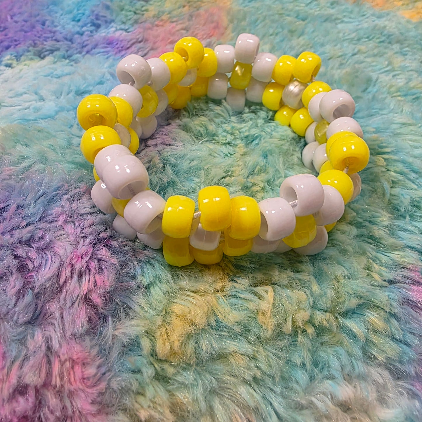 Flower Kandi Cuffs