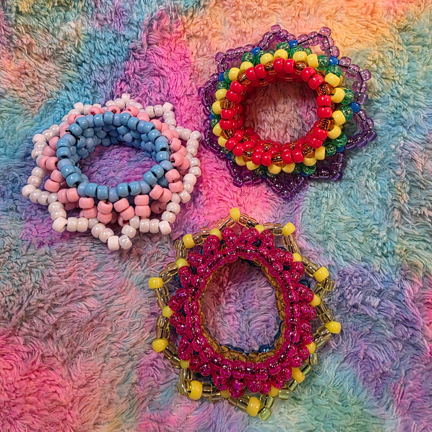 Pride Kandi Cuffs