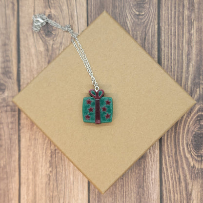 Christmas Present Necklace