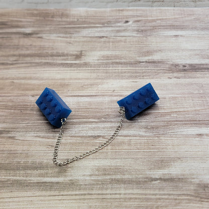 Brick Collar Pin