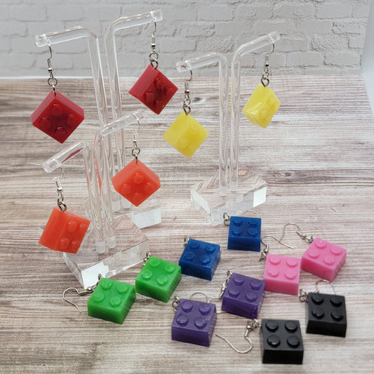 Brick Earrings